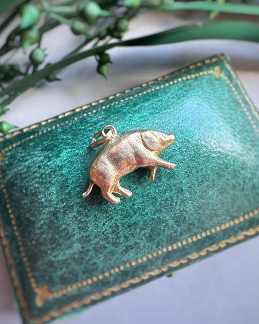 Antique Lucky Pig