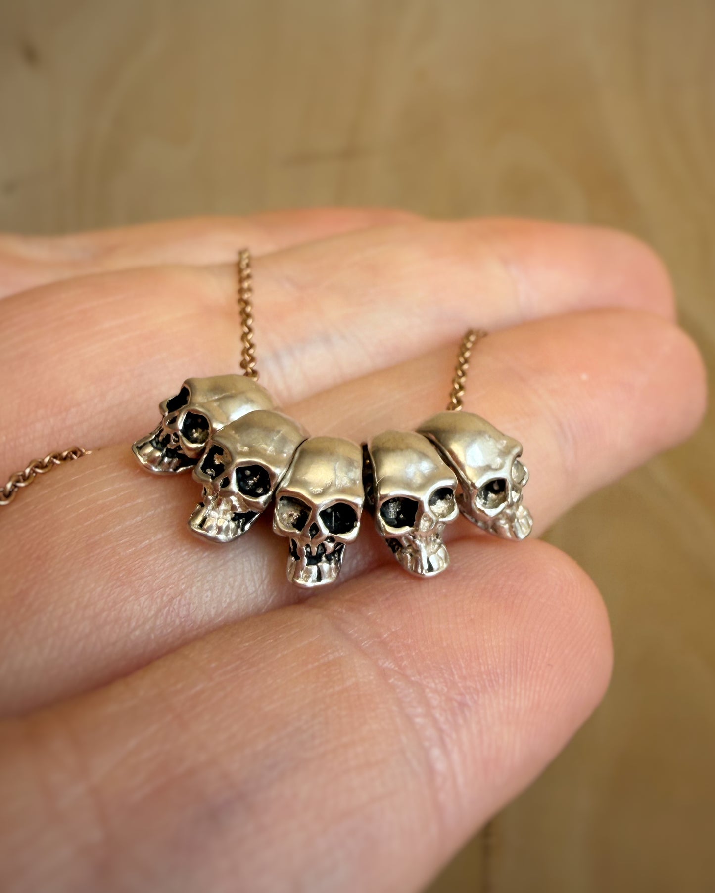 Mini Silver Skull Sliders