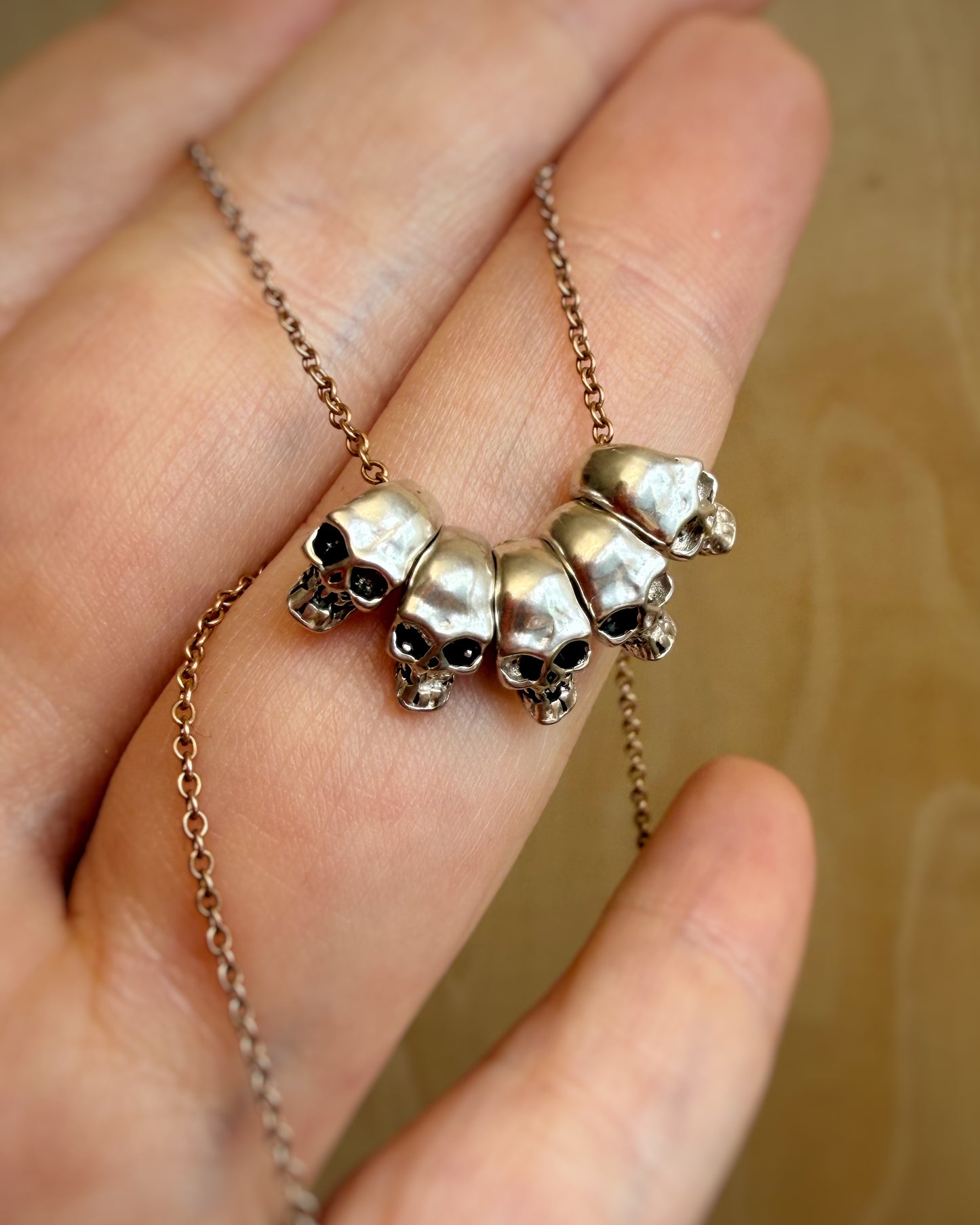 Mini Silver Skull Sliders
