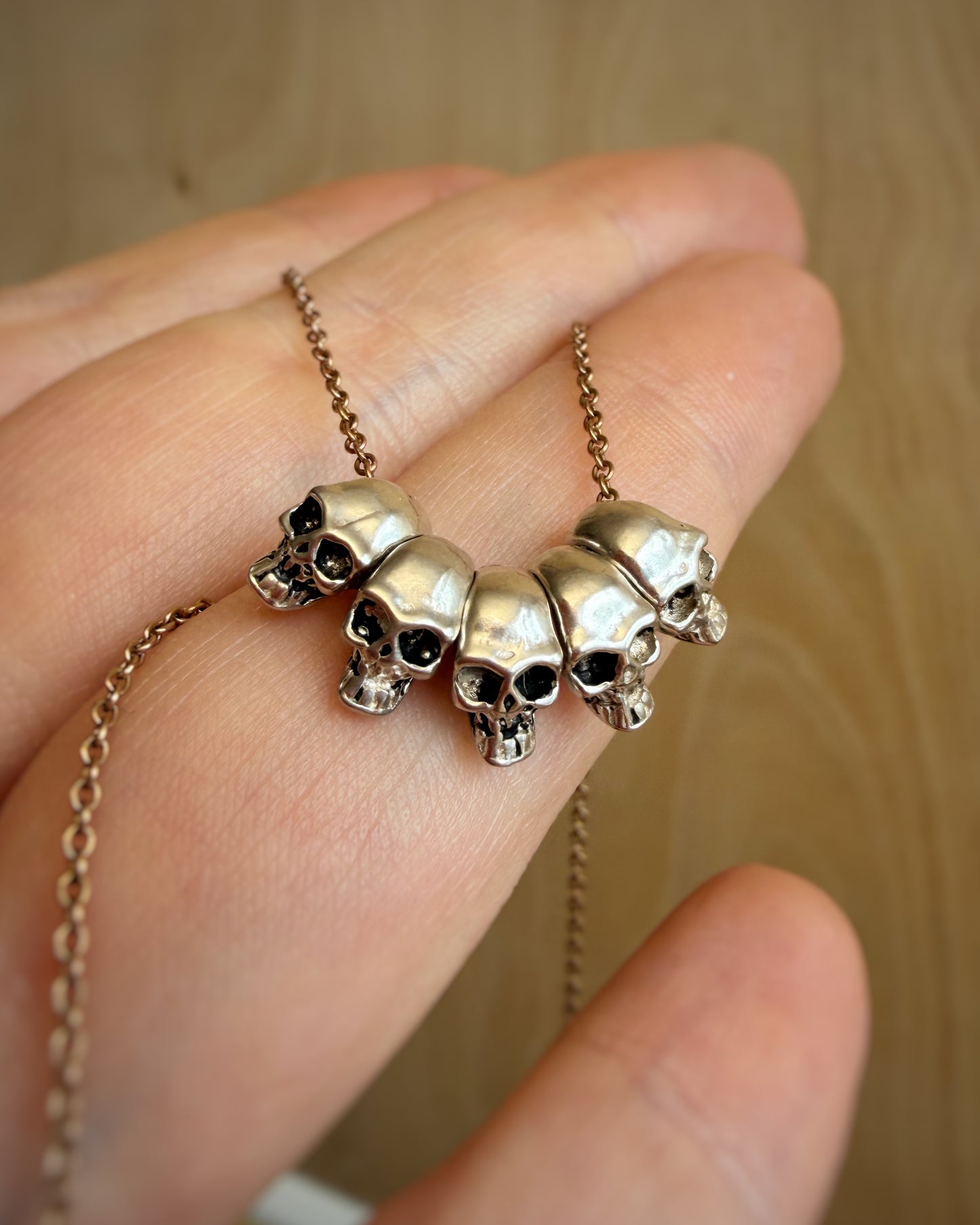 Mini Silver Skull Sliders