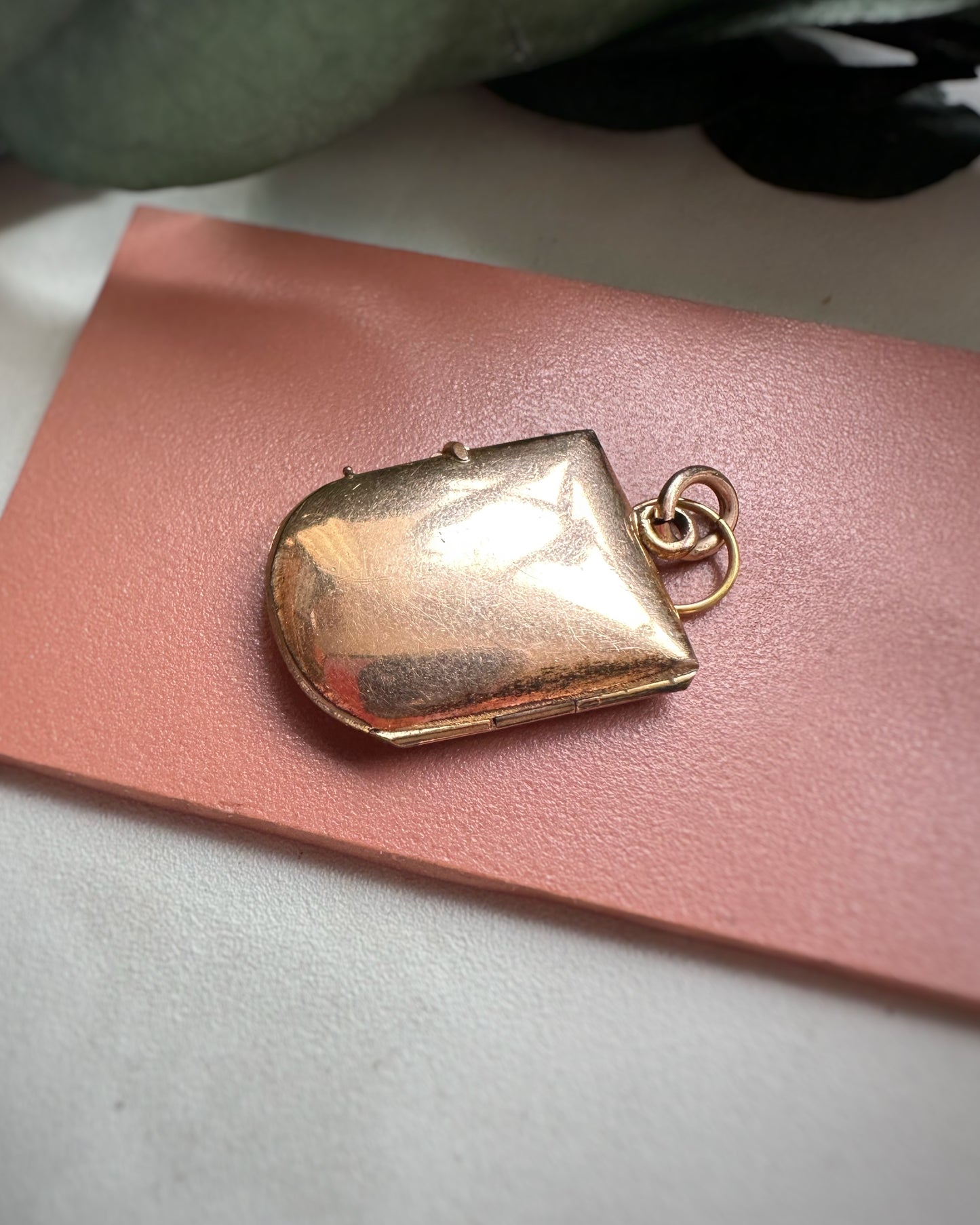 Antique Double Window Shield Locket
