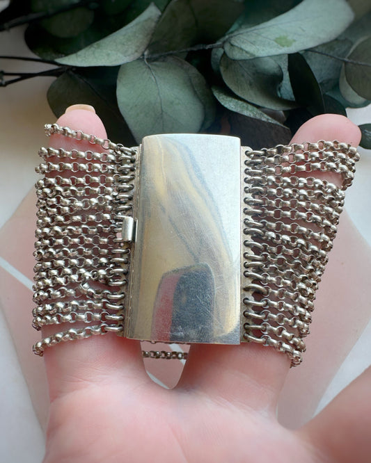 Antique Iconic Chain Mail Bracelet