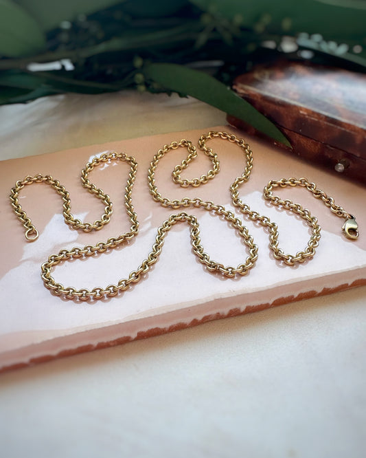 Vintage Extremely Wonderful Chunky Cable Chain (22.5")