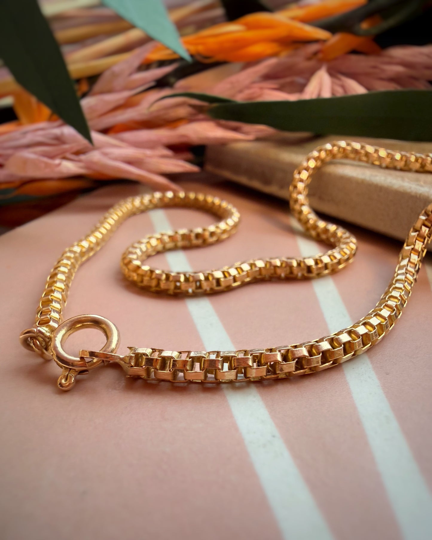 Vintage Snake Skin Chain (28")