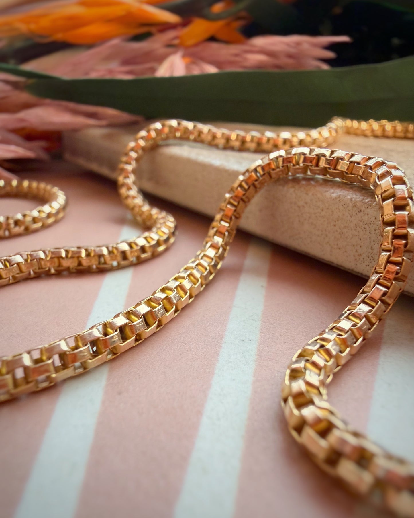 Vintage Snake Skin Chain (28")