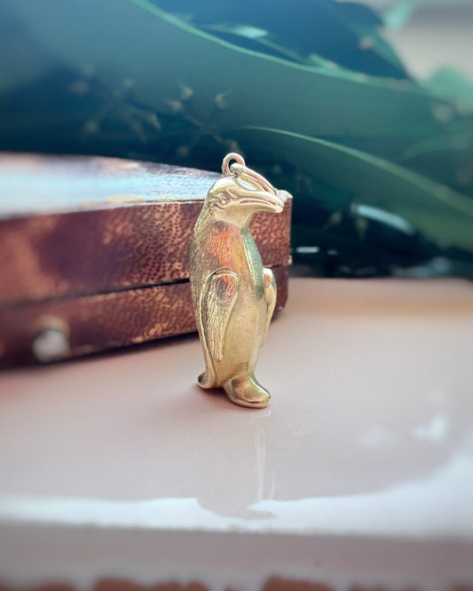 Vintage Emperor Penguin Charm