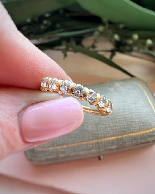 Vintage 7-Stone Diamond Ring