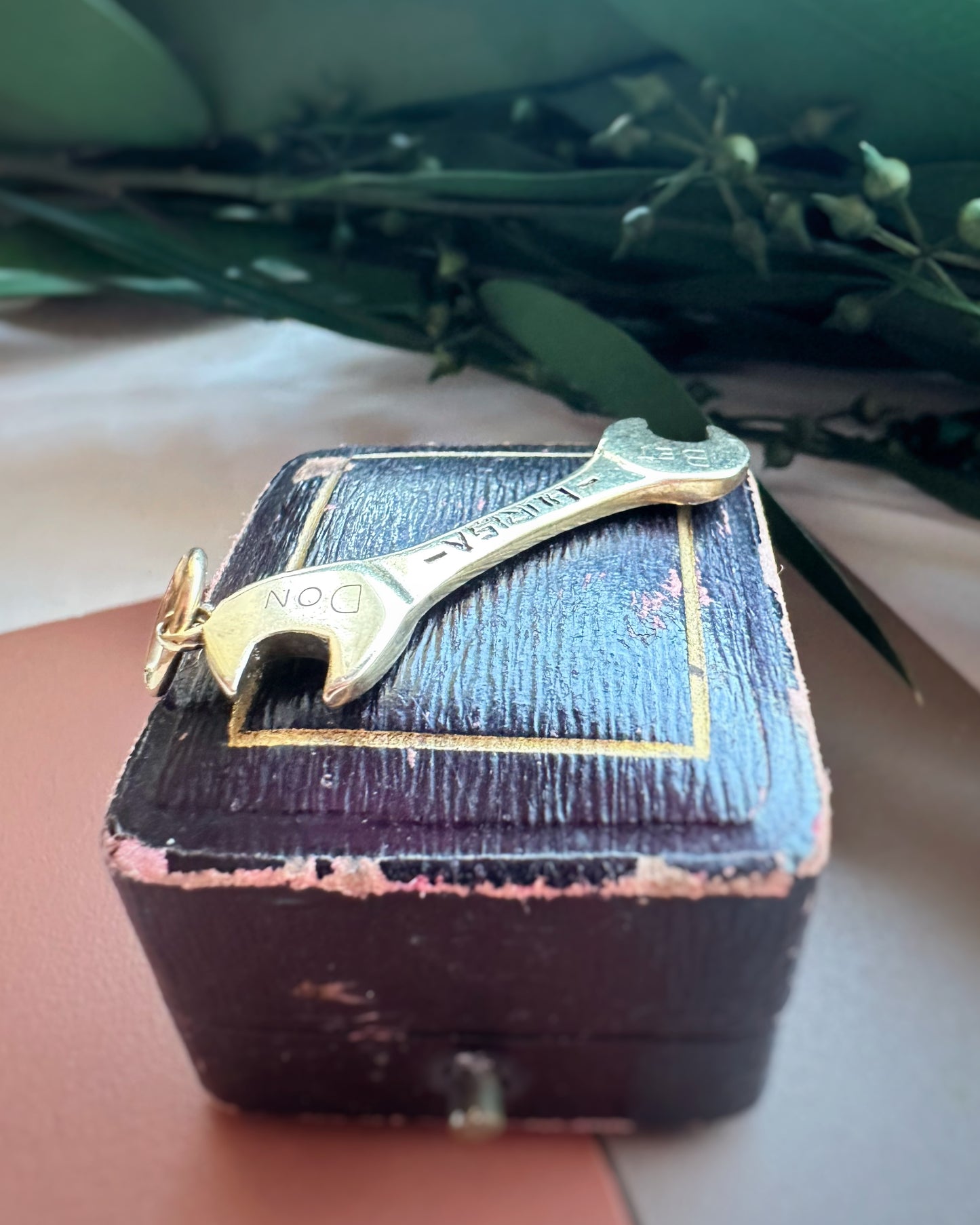 Vintage Solid Spanner Charm