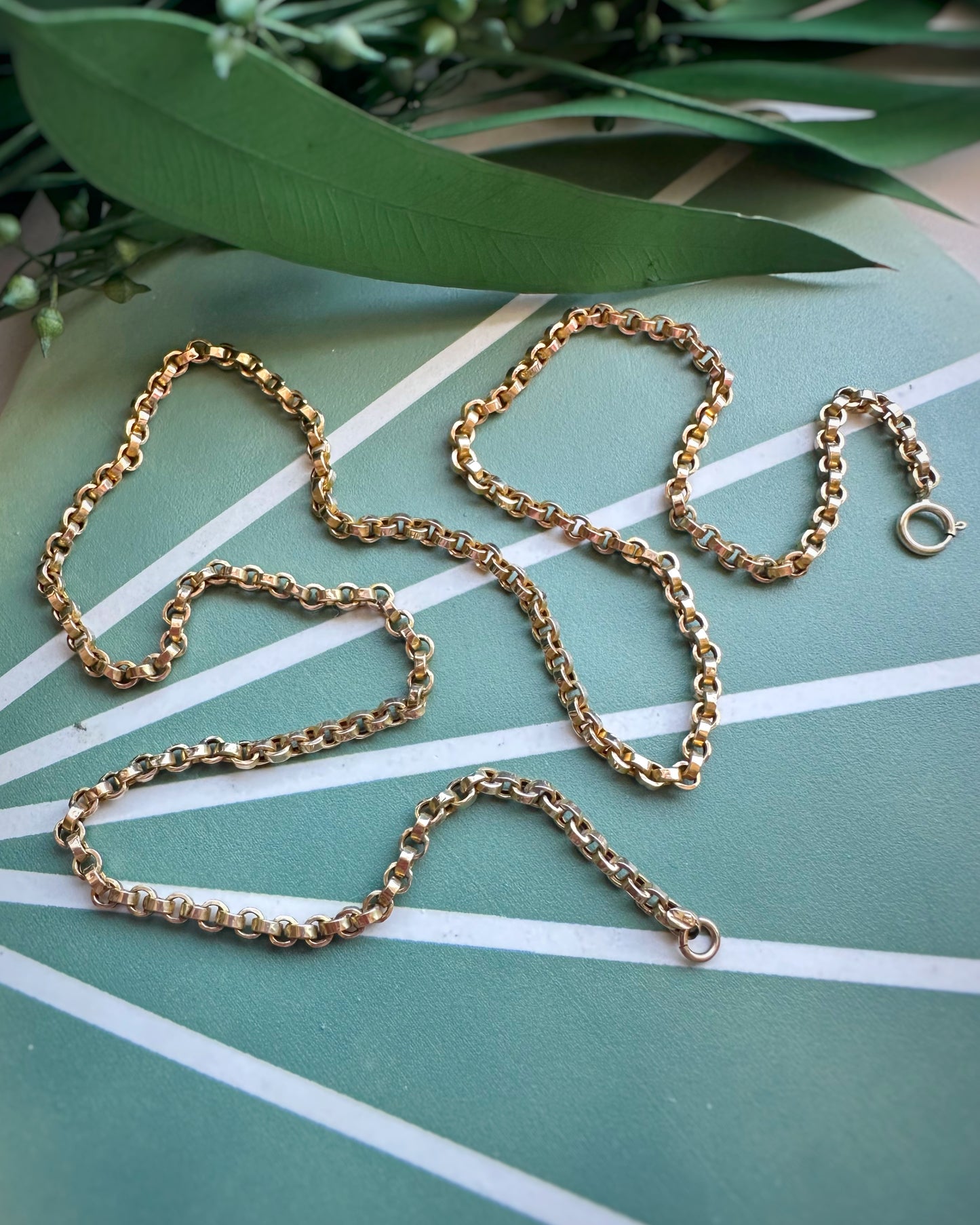 Antique Rolo Link Chain (19")