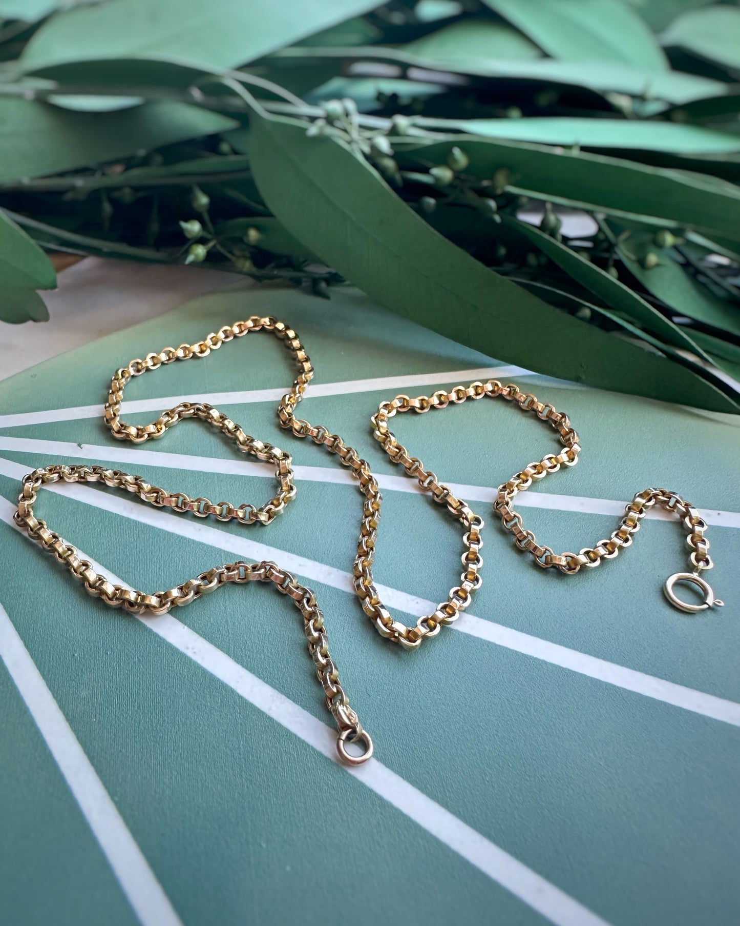 Antique Rolo Link Chain (19")