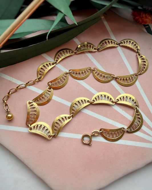 Vintage Ultra-Yellow "Iconically You" Fancy Link (16" - 18")