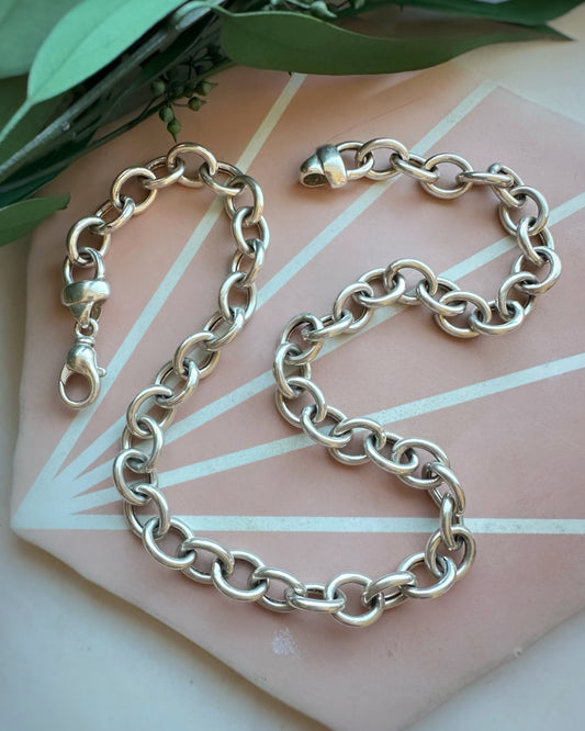 Vintage Super Chunky Cable with Giant Lobster (18")