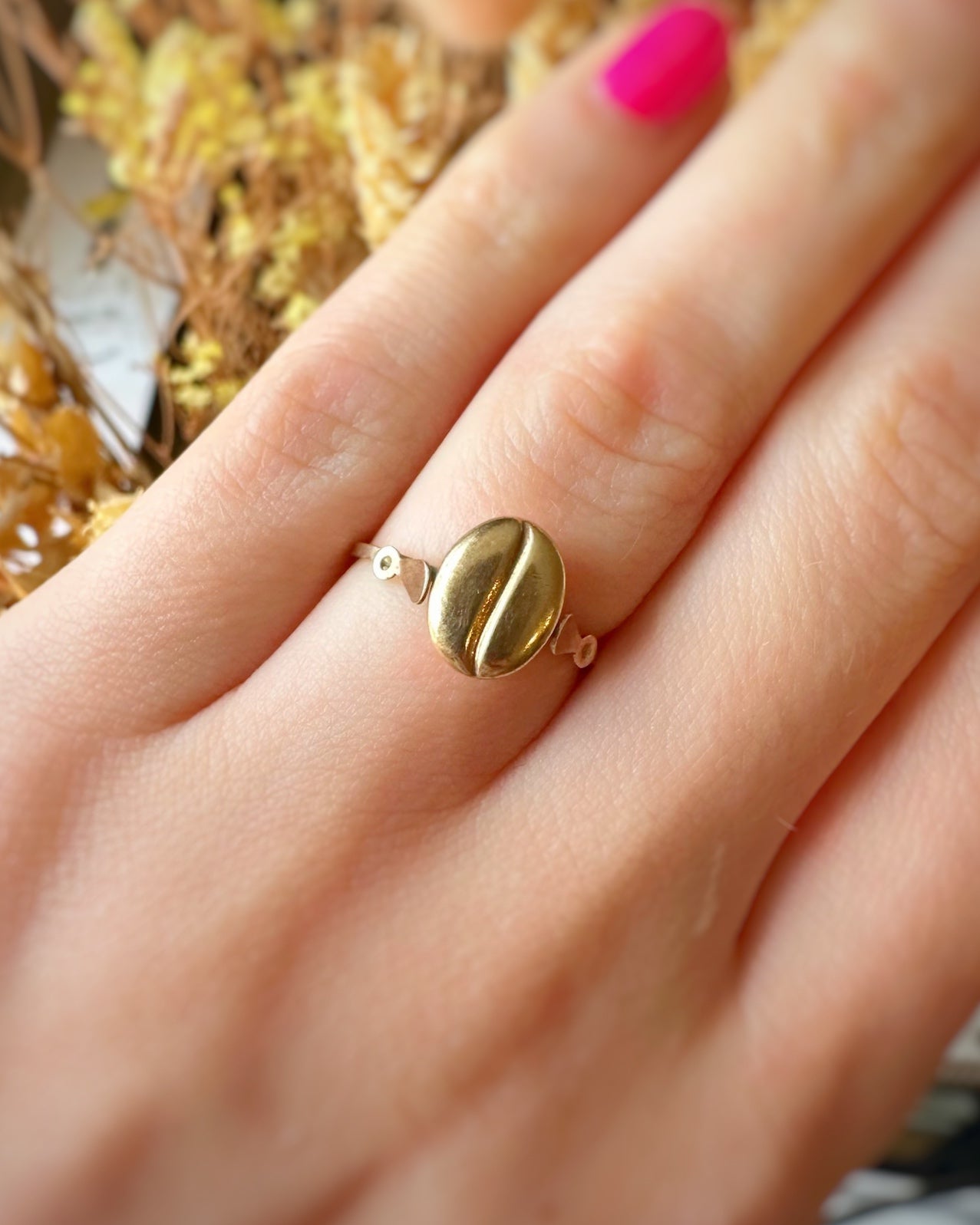 Vintage Coffee Bean Ring