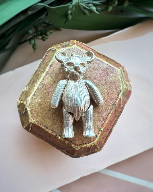 Vintage Chunky Articulated Teddy Bear