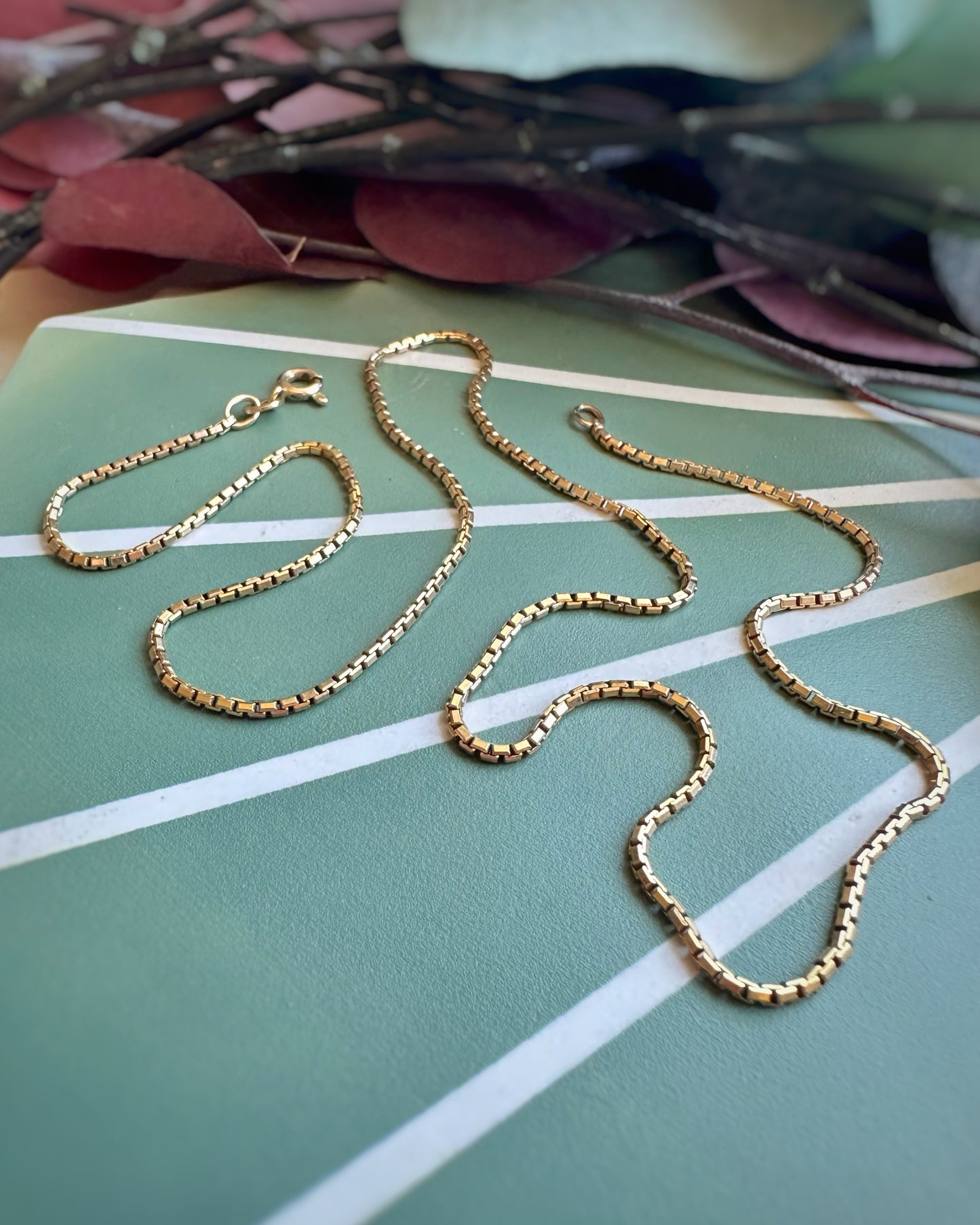 Vintage Snakey-Boxey Chain (18")
