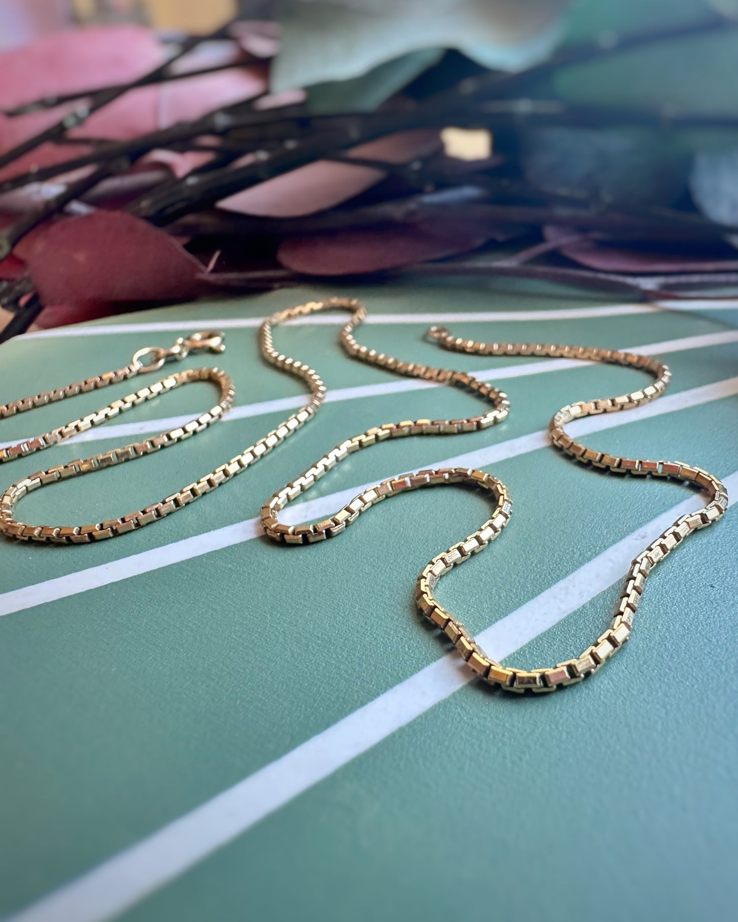 Vintage Snakey-Boxey Chain (18")