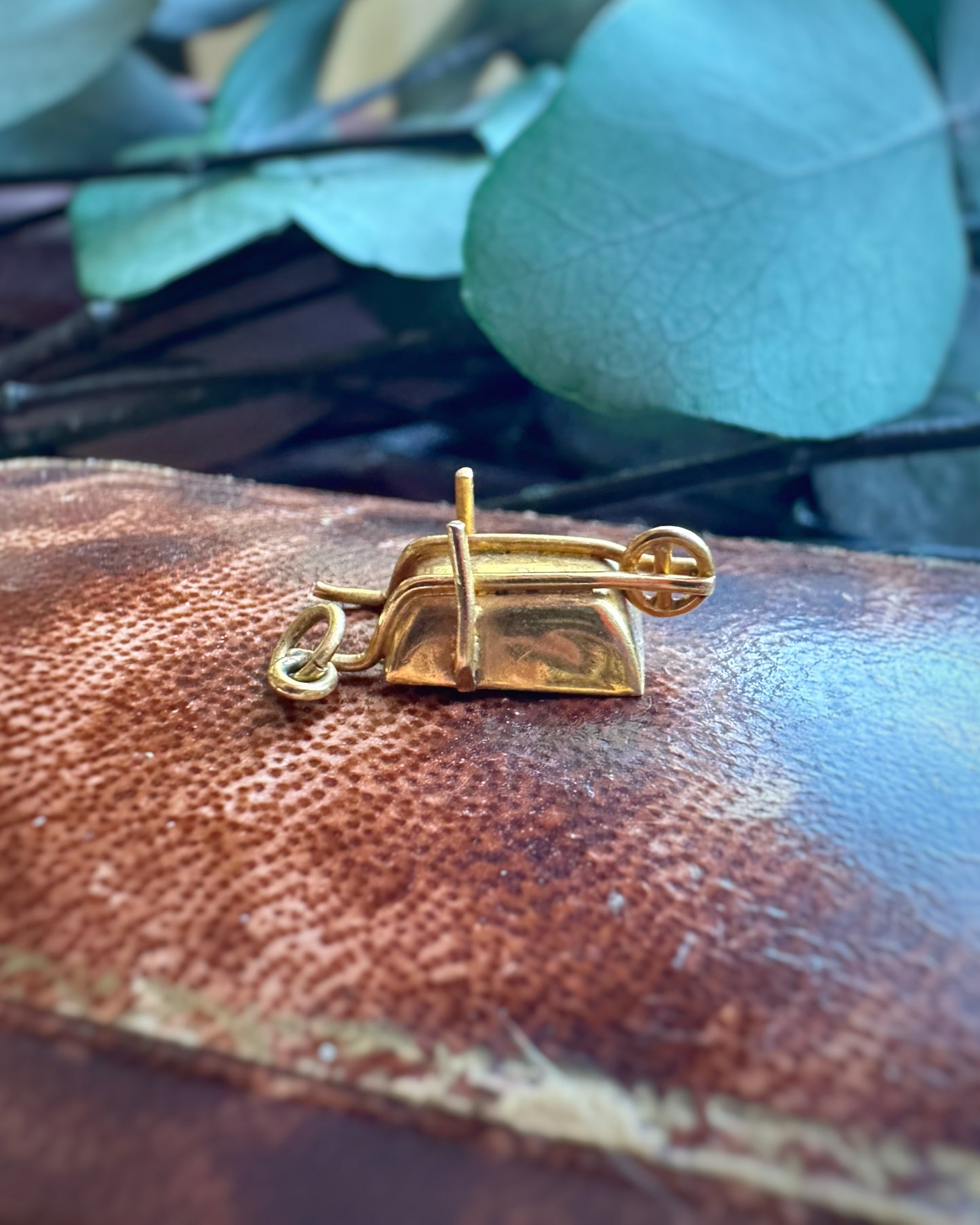 Vintage Wheelbarrow Charm