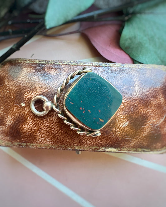 Antique Kite-Shaped Spinner Fob