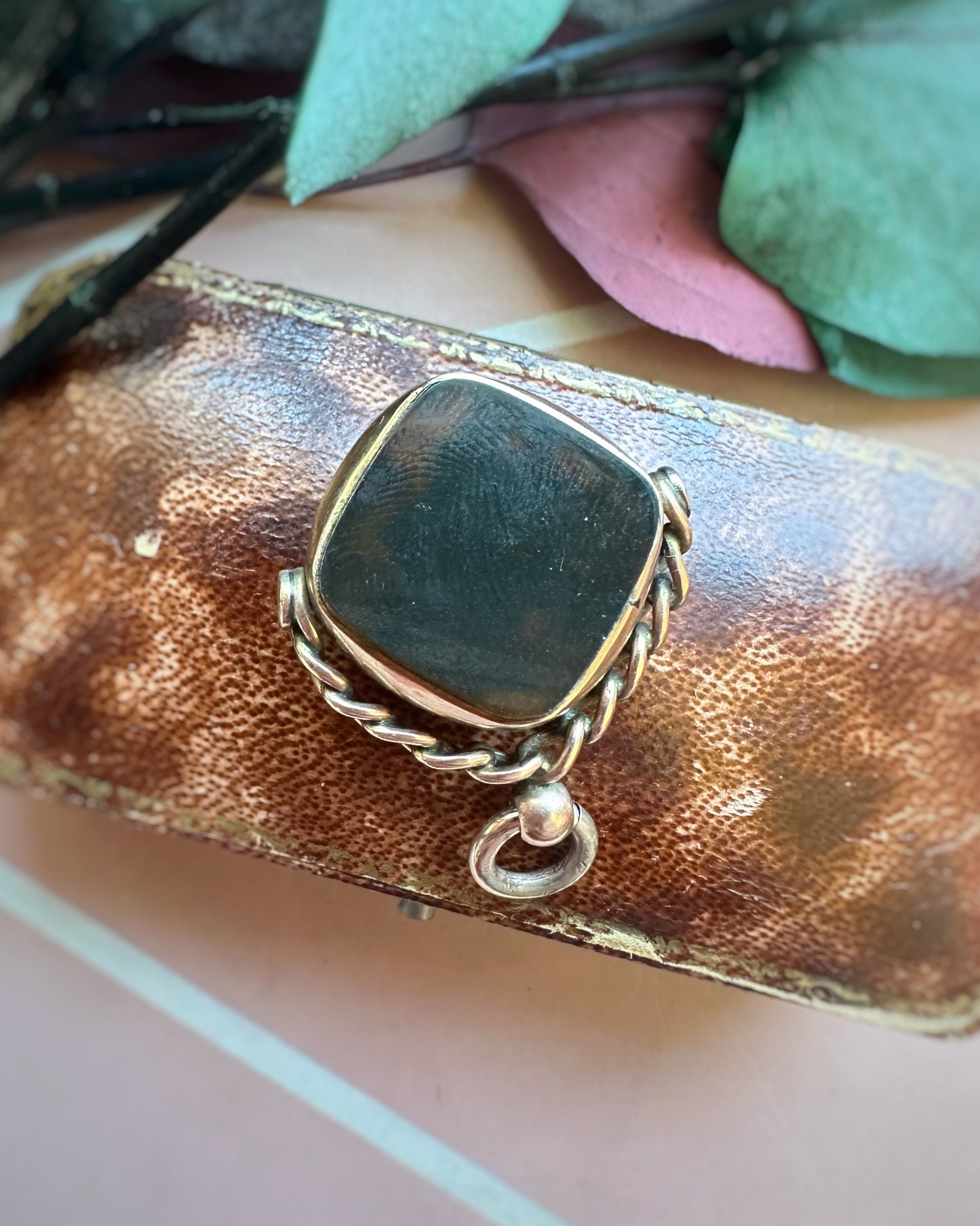 Antique Kite-Shaped Spinner Fob
