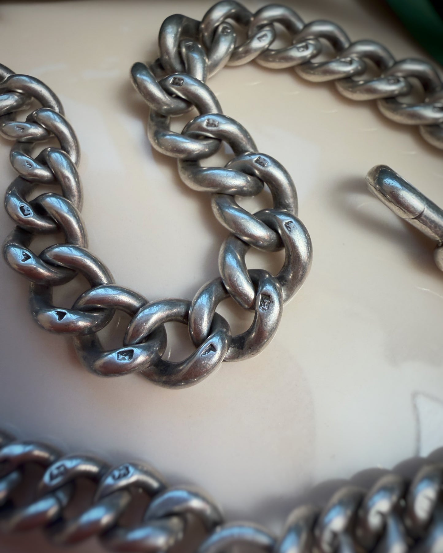 Antique 1895 Chunky Graduated Albert (16")