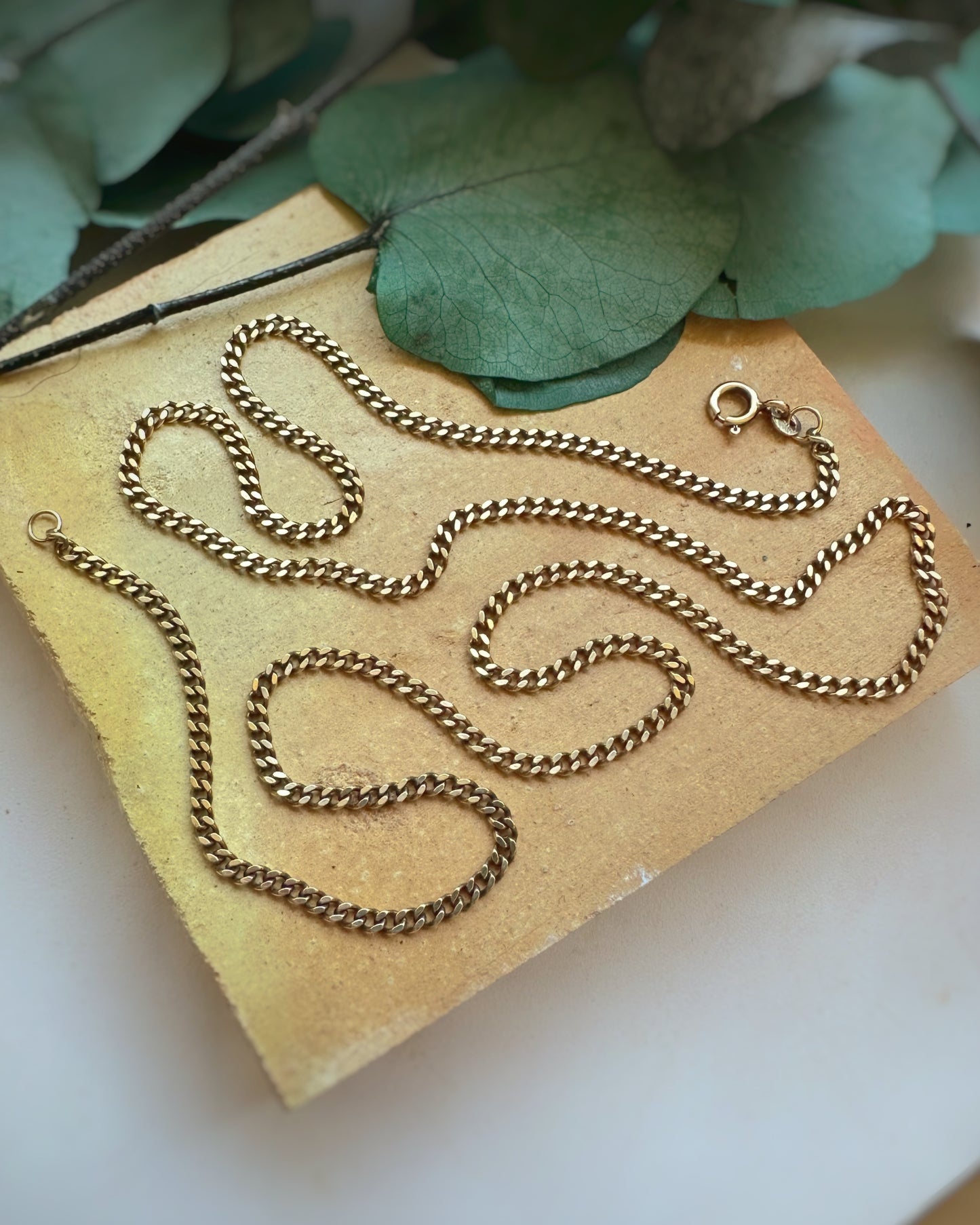 Vintage Chunky Micro Curb Chain (22")