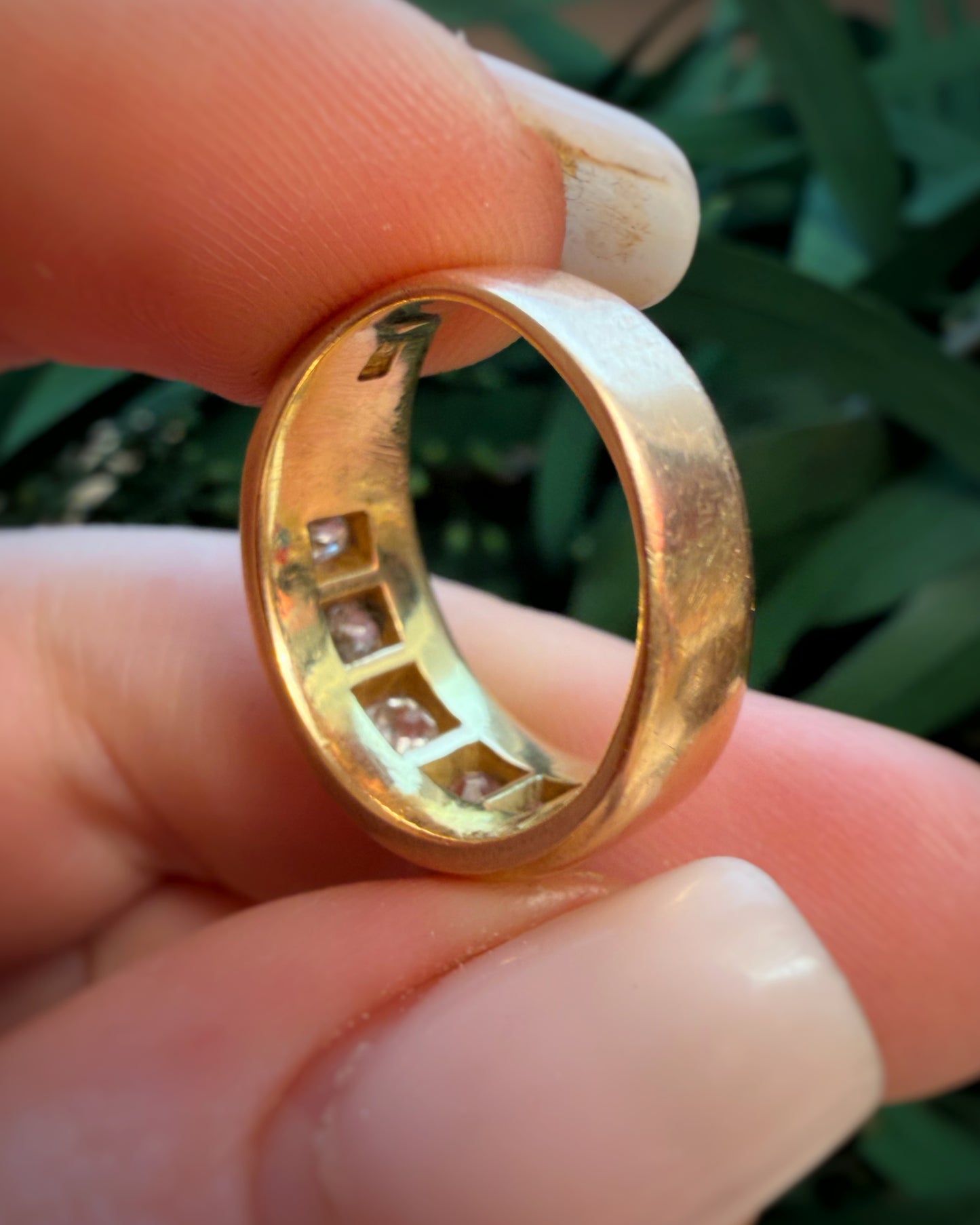 Antique Old Cut Gallery Ring (M / 6.25)