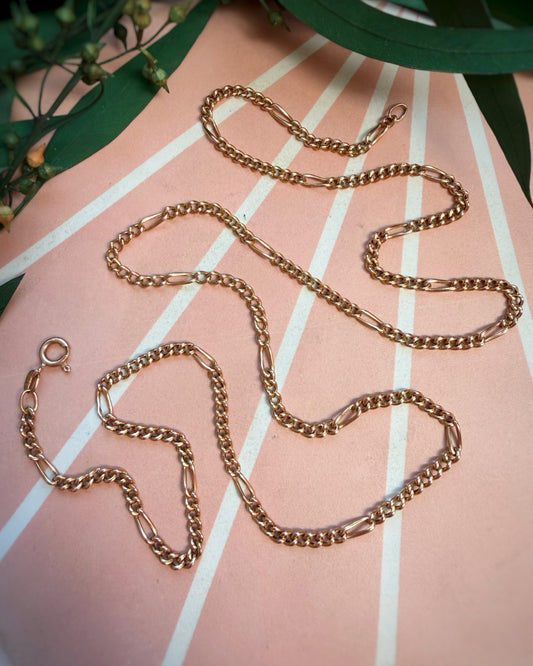 Vintage Puffy Long and Short Chain (22")