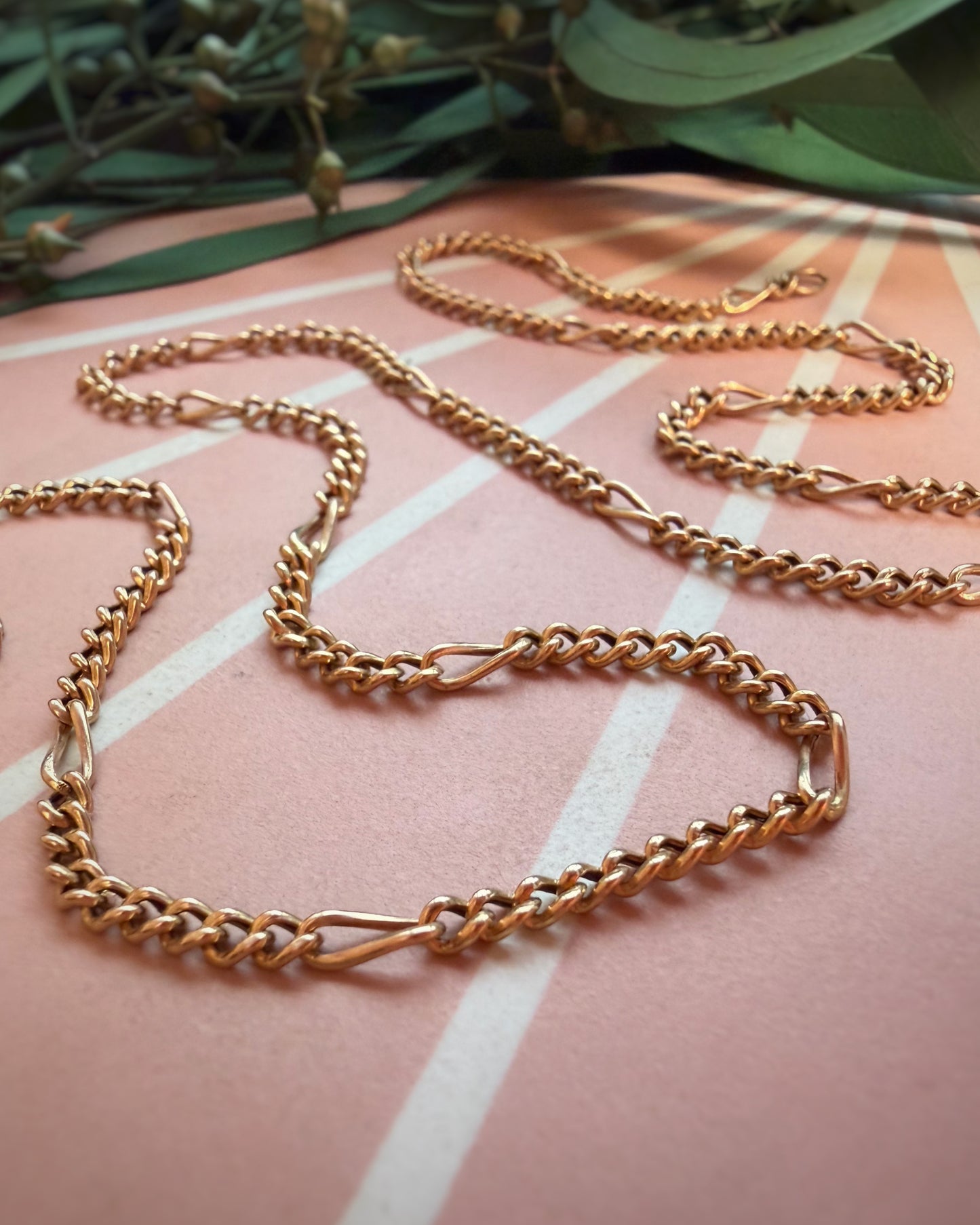 Vintage Puffy Long and Short Chain (22")
